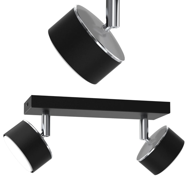 LAMPA DO SALONU SUFITOWA PLAFON LED LOFT GX53 CHROM