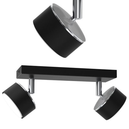 LAMPA DO SALONU SUFITOWA PLAFON LED LOFT GX53 CHROM