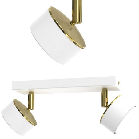 LAMPA DO SALONU SUFITOWA PLAFON LED LOFT GX53 ZŁOTY GOLD