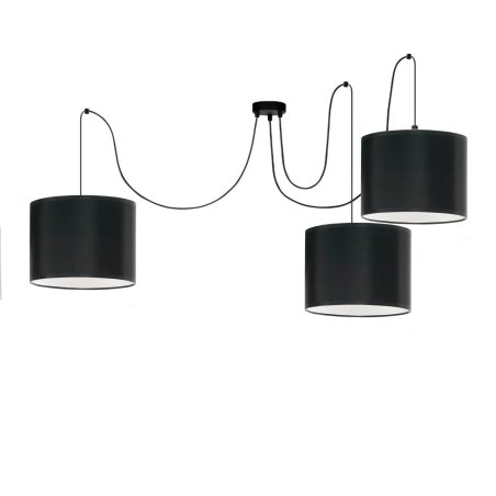 NOWOCZESNA LAMPA SUFITOWA WISZĄCA SPIDER PAJĄK ABAŻUR E27 KOLORY ABAŻUR E27