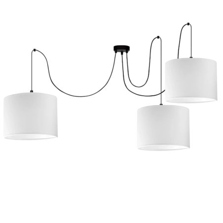 NOWOCZESNA LAMPA SUFITOWA WISZĄCA SPIDER PAJĄK ABAŻUR E27 KOLORY ABAŻUR E27