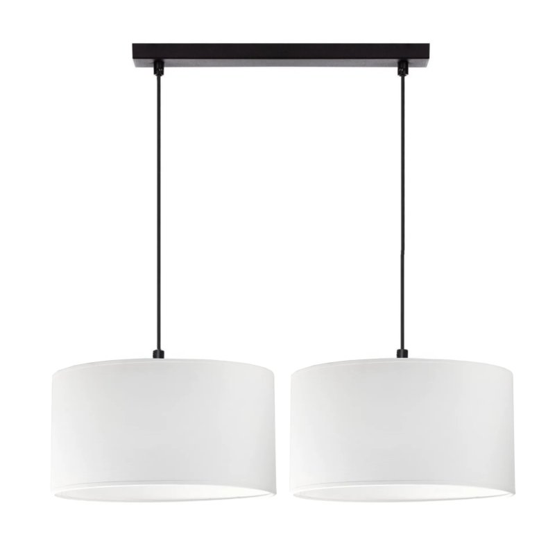 NOWOCZESNA WISZĄCA LAMPA ŻYRANDOL WALEC ABAŻUR LED 30 cm