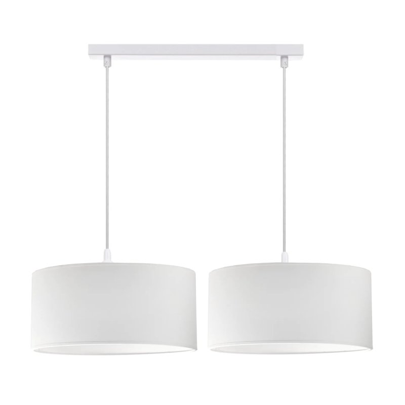 NOWOCZESNA WISZĄCA LAMPA ŻYRANDOL WALEC ABAŻUR LED 30 cm