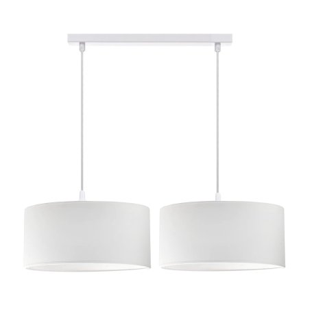 NOWOCZESNA WISZĄCA LAMPA ŻYRANDOL WALEC ABAŻUR LED 30 cm
