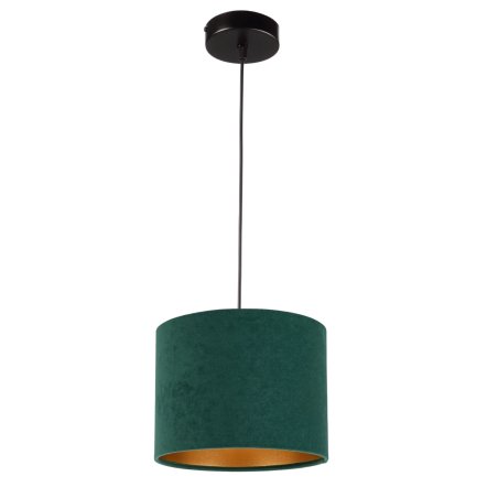 NOWOCZESNA LAMPA SUFITOWA WISZĄCA ABAŻUR WELUR 20 CM LED