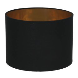 ABAŻUR WALEC DO LAMPY WISZĄCEJ STOJĄCEJ ZŁOTO 30CM 20CM