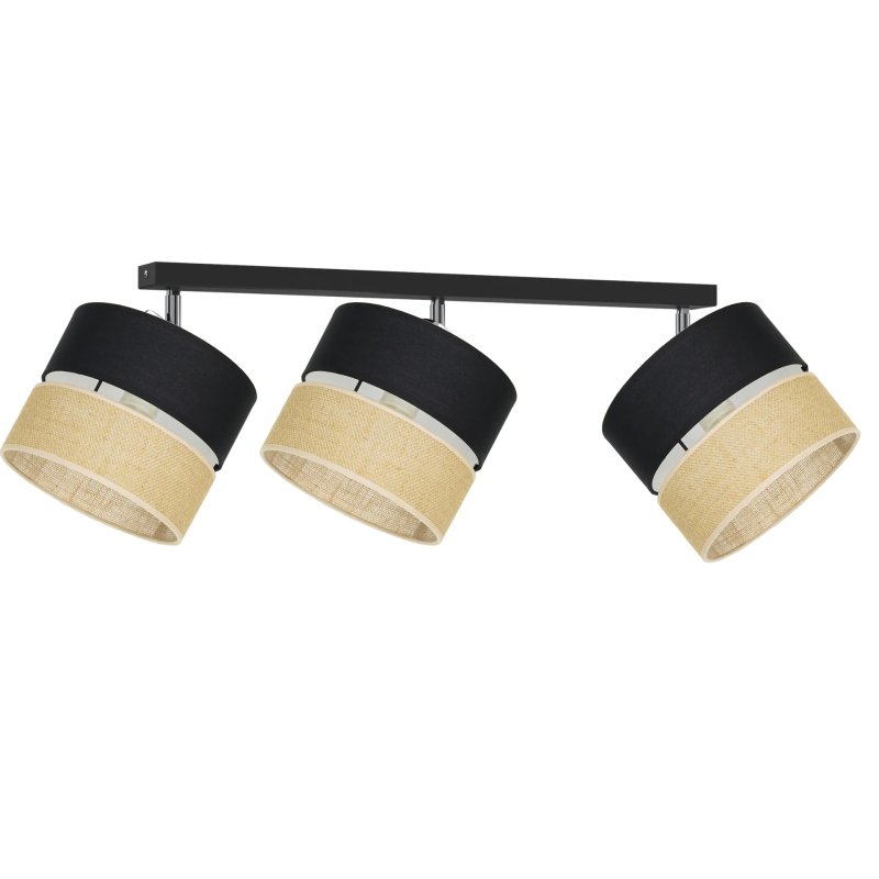 LAMPA SUFITOWA LISTWA PLAFON JUTA BOHO JUTOWA DUO