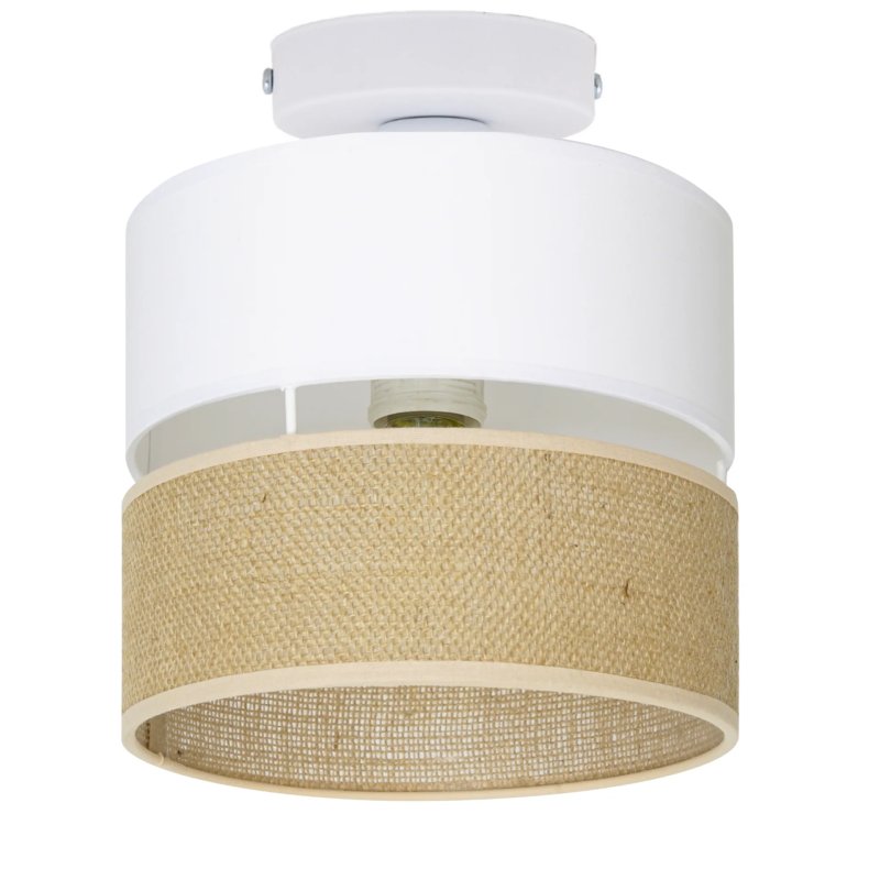 LAMPA SUFITOWA PLAFON JUTA BOHO JUTOWA DUO PASY