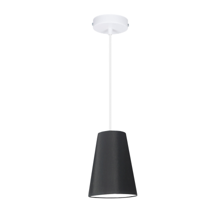 LAMPA WISZĄCA SUFITOWA ABAŻUR STOŻEK KOLORY E27 1-pkt