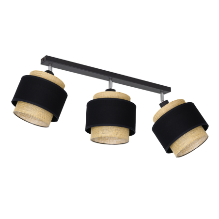 LAMPA SUFITOWA LISTWA PLAFON JUTA WARSTWY ABAŻUR