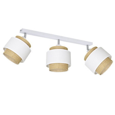 LAMPA SUFITOWA LISTWA PLAFON JUTA WARSTWY ABAŻUR
