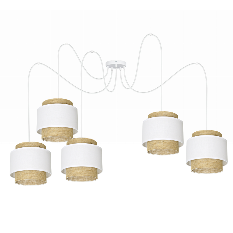 LAMPA WISZĄCA ŻYRADNOL JUTA BOHO SPIDER WARSTWOWY