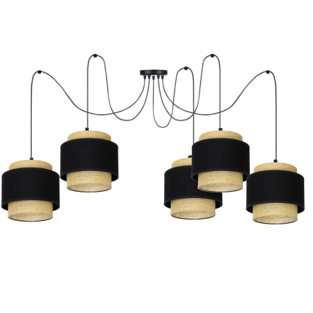 LAMPA WISZĄCA ŻYRADNOL JUTA BOHO SPIDER WARSTWOWY