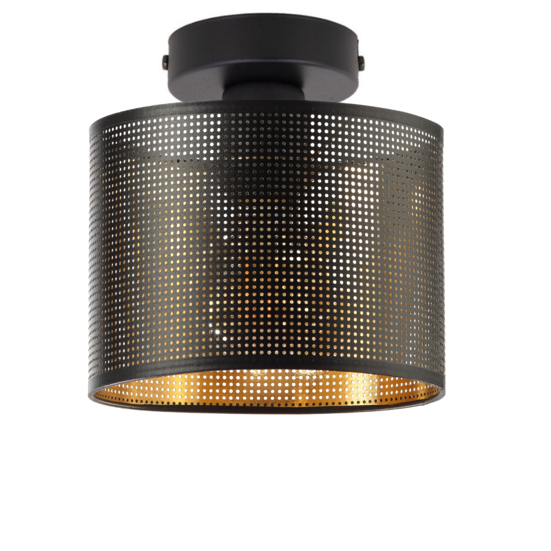 AŻUROWA LAMPA SUFITOWA PLAFON ABAŻUR DZIURKI  20 CM / 30 CM