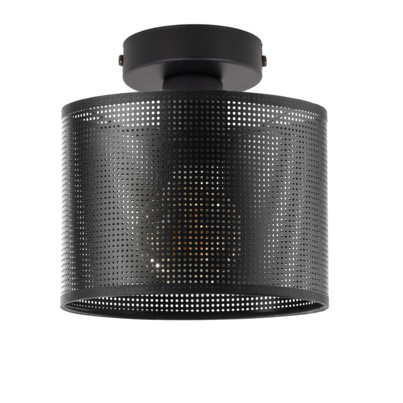 AŻUROWA LAMPA SUFITOWA PLAFON ABAŻUR DZIURKI  20 CM / 30 CM