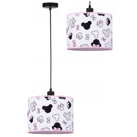 DZIECIĘCA LAMPA SUFITOWA WISZĄCA ABAŻUR WALEC LED