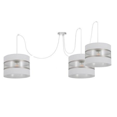 LAMPA SUFITOWA WISZĄCA SPIDER PAJĄK Z KLOSZEM LED ABAŻUR PASY E27 20cm
