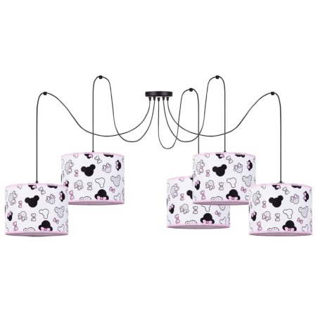 DZIECIĘCA LAMPA SUFITOWA WISZĄCA SPIDER PAJĄK 3 I 5 PUNKTOWY