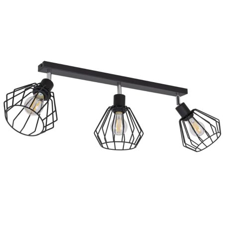 DESIGN LAMPA WISZĄCA ŻYRANDOL METAL PLAFON DIAMENT