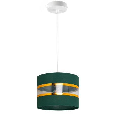 NOWOCZESNA LAMPA SUFITOWA WISZĄCA ZŁOTY PASEK LED