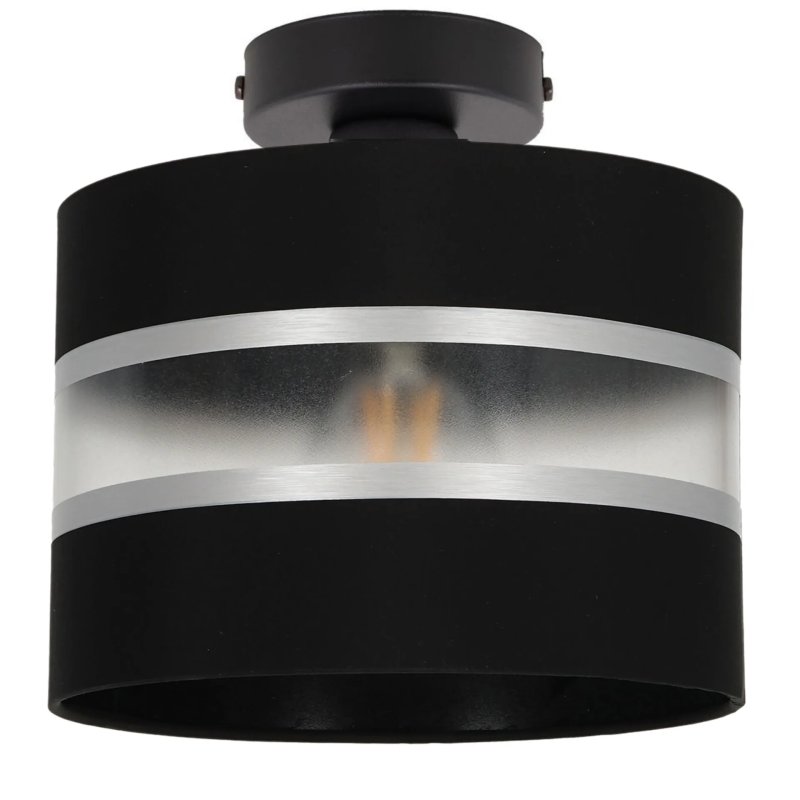 NOWOCZESNA LAMPA SUFITOWA PLAFON ABAŻUR PASY 20 CM 30 CM