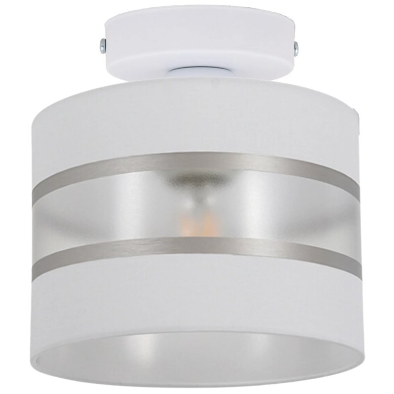 NOWOCZESNA LAMPA SUFITOWA PLAFON ABAŻUR PASY 20 CM 30 CM