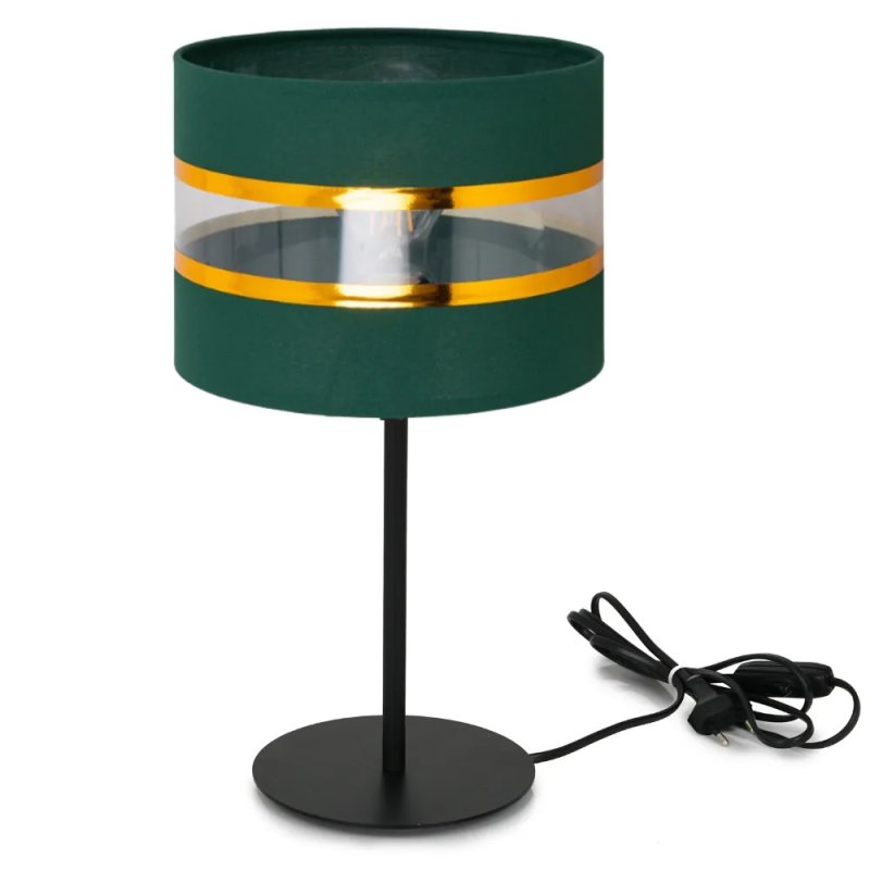 LAMPKA NOCNA STOŁOWA BIURKOWA E27 ZŁOTY LOFT