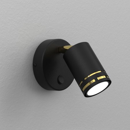 KINKIET  DEKORACYJNY ŚCIENNY Z WŁĄCZNIKIEM LED LOFT GU10 KOLORY