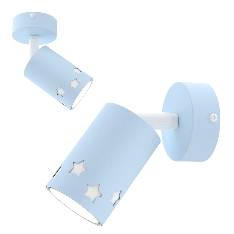 DZIECIĘCY KINKIET ŚCIENNY LAMPA SUFITOWA GU10 KOLORY LASEROWO WYCINANA