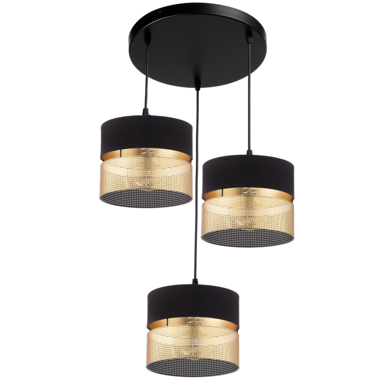 Dekoracyjna lampa sufitowa wisząca z abażurami