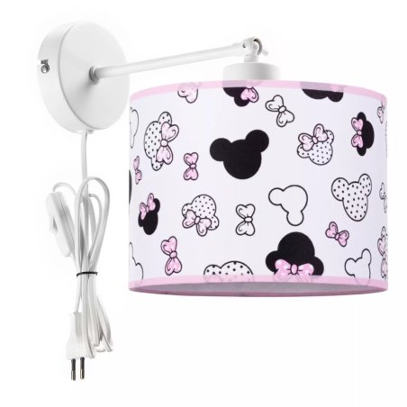 DZIECIĘCA LAMPKA KINKIET ŚCIENNY Z WŁĄCZNIKIEM