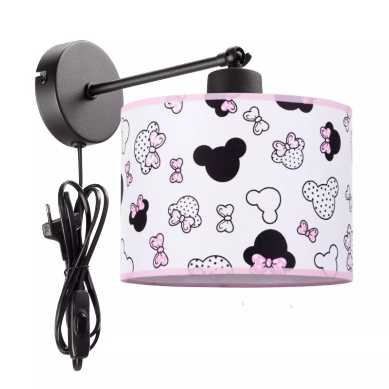 DZIECIĘCA LAMPKA KINKIET ŚCIENNY Z WŁĄCZNIKIEM