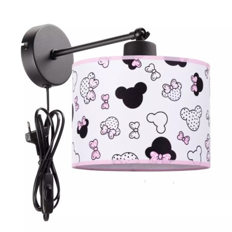 DZIECIĘCA LAMPKA KINKIET ŚCIENNY Z WŁĄCZNIKIEM