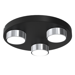 LAMPA DO SALONU SUFITOWA PLAFON LED LOFT GX53 BIAŁA GOLD