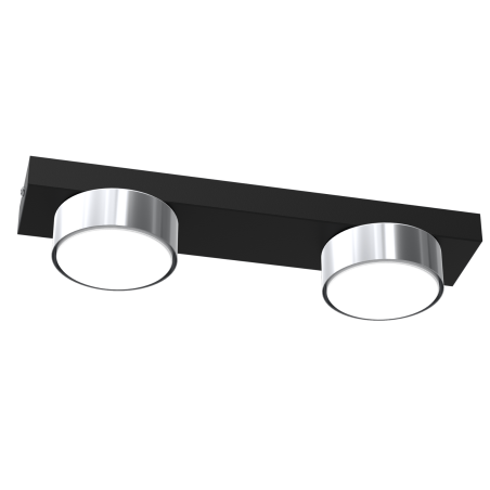 NOWOCZESNA LAMPA DO SALONU SUFITOWA PLAFON LED LOFT GX53 BIAŁY CHROM