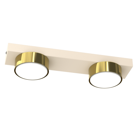 NOWOCZESNA LAMPA DO SALONU SUFITOWA PLAFON LED LOFT GX53 BIAŁY CHROM