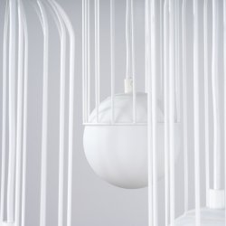 Lampa wisząca BRINA 3P biała