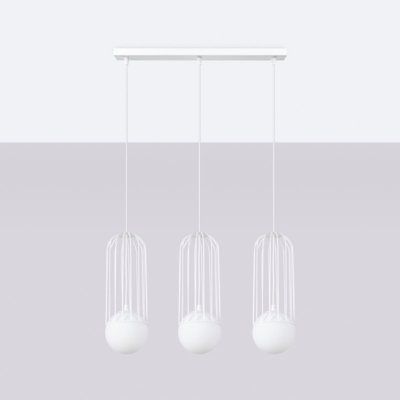 Lampa wisząca BRINA 3L biała