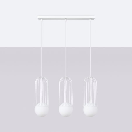 Lampa wisząca BRINA 3L biała