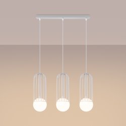 Lampa wisząca BRINA 3L biała