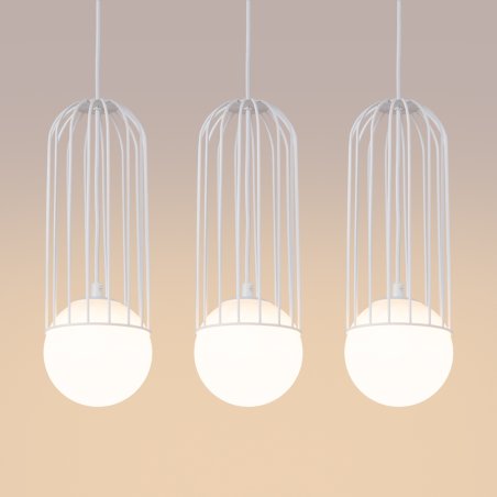 Lampa wisząca BRINA 3L biała