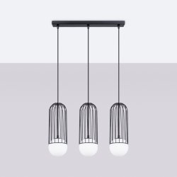 Lampa wisząca BRINA 3L czarna