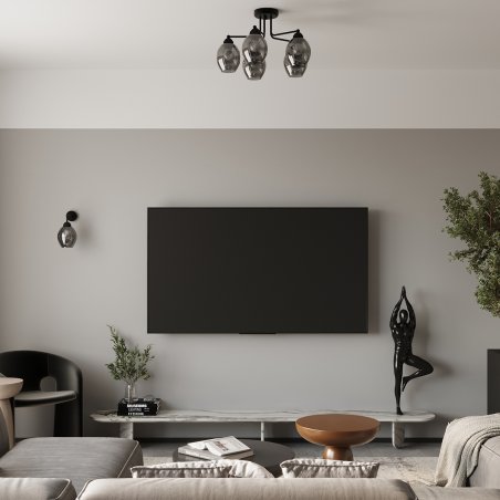 Żyrandol FILLAN 5 czarny