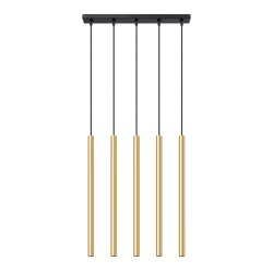 Lampa Wisząca PASTELO 5L złoty połysk