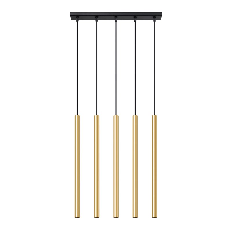 Lampa Wisząca PASTELO 5L złoty połysk