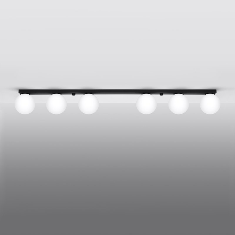 Plafon YOLI 6 czarny