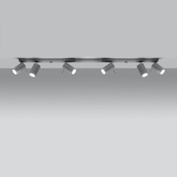 Plafon RING 6L szary