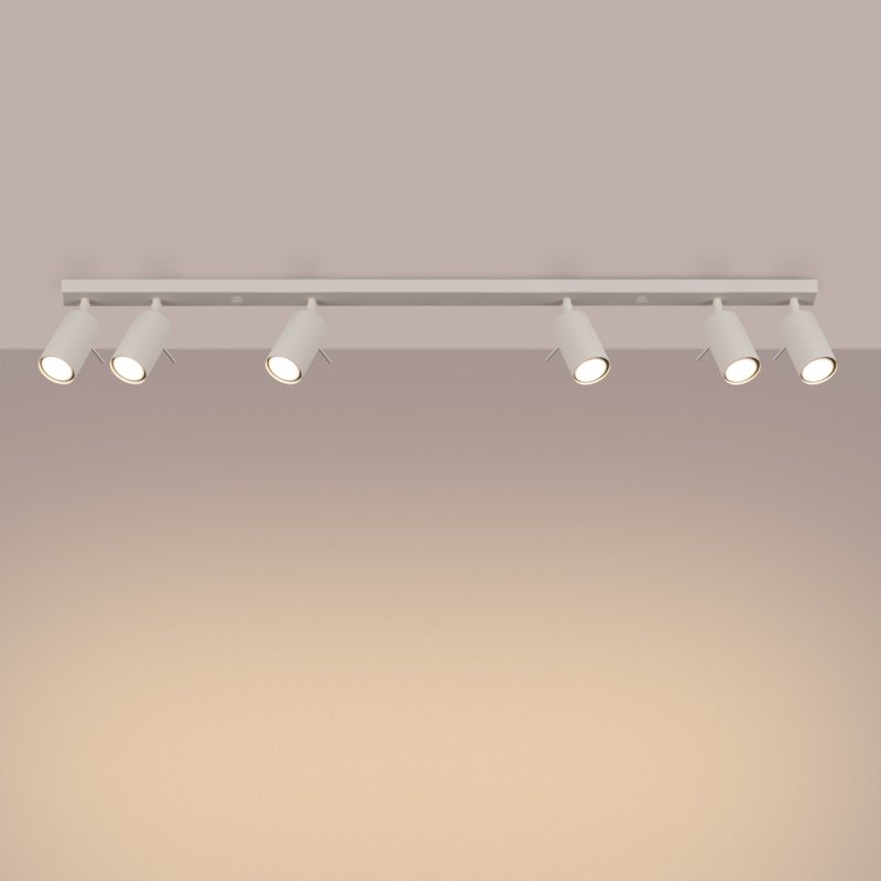 Plafon RING 6L beżowy