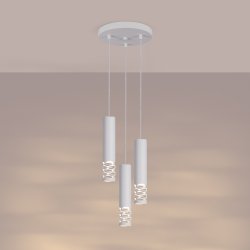 Lampa wisząca LIRO 3P biały