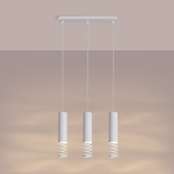 Lampa wisząca LAMI 3L biały
